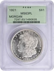 1921 Morgan Silver Dollar MS63PL PCGS