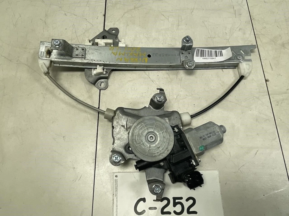 2011 NISSAN MAXIMA REAR LEFT DRIVER SIDE WINDOW MOTOR REGULATOR OEM+ - Image 4 of 4
