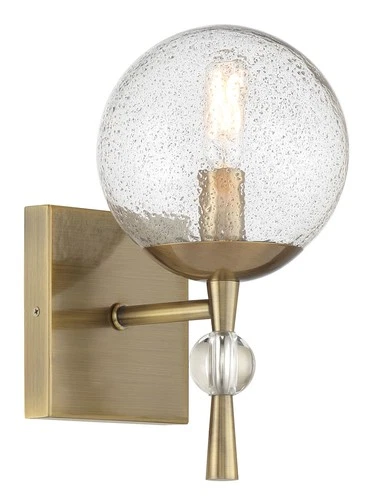 Minka Lavery 1331 Populuxe 1 Light 11" Tall Bathroom Sconce - Oxidized Aged - Picture 1 of 8