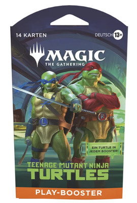 Teenage Mutant Ninja Turtles SLEEVED Play-Booster deutsch Magic the Gathering