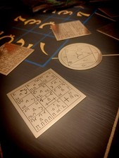 Enochian Magic Talismans for Angelic Rituals - 7 Planetary Sigils of John Dee