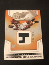 2003-04 E-X Behind The Numbers Gold Game Used /150 Caron Butler #CB-BTNGU