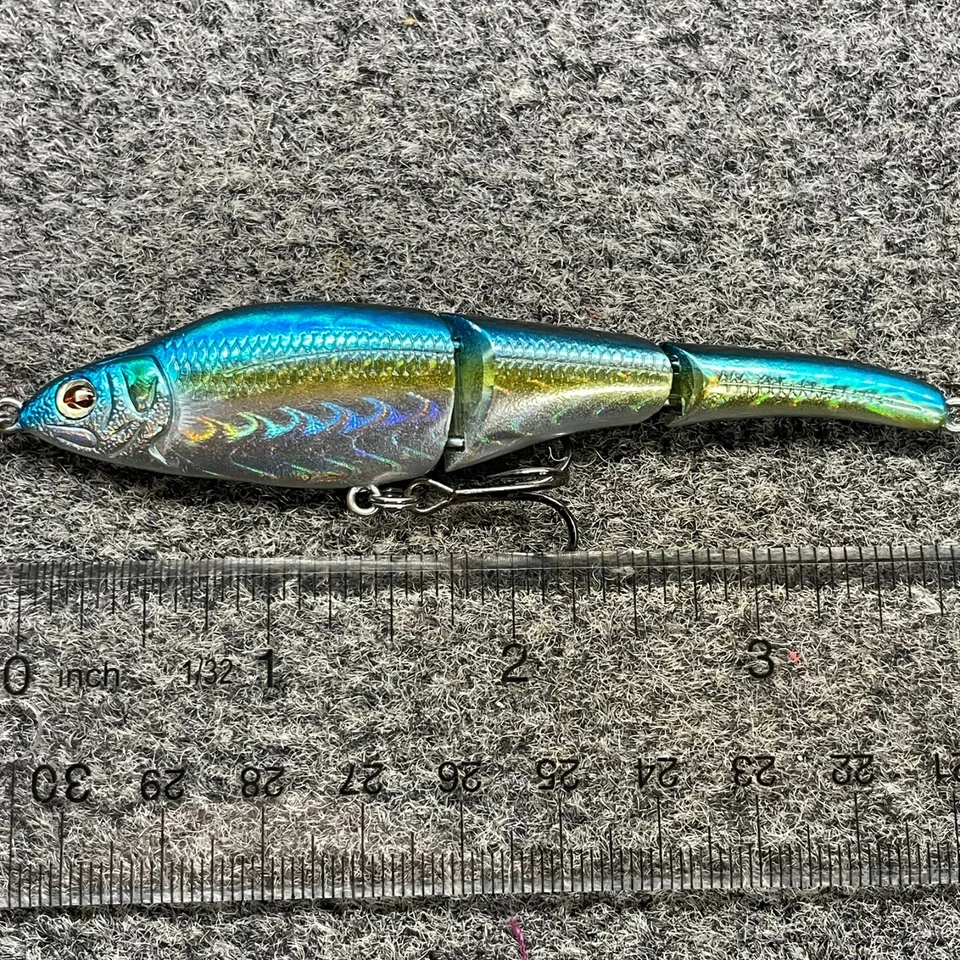 Señuelo Sebile Magic Swimmer 95 SK cebo de natación de hundimiento lento 3/8 oz 3,75" - azul Althea Foto 4 de 4