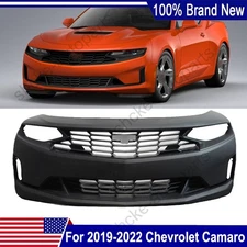 Front Bumper Cover Kit w/Light For 2019-2023 Chevrolet Camaro LT LS Replacement