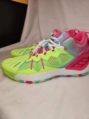 Adidas D Rose Son of Chi Godspeed - Signal Green/Pink -  Men's Size 12
