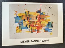 art postcard Meyer Tannenbaum painting htf gallery invitation NYC