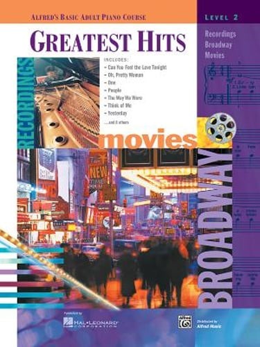 Alfred's Basic Adult Piano Course Greatest Hits, Bk 2 by E L Lancaster: Used