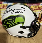 Walter Jones Signed Seahawks Lunar Eclipse Full Size Speed Replica Helmet HOF