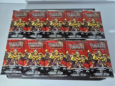 Topps 2009 Transformers Revenge of the Fallen, 10 Sticker Fun Packs