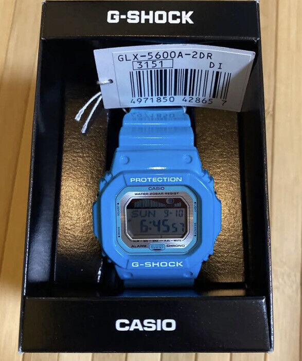 Casino G-Shock GLX-5600A G-Lide Tide Graph Blue From Japan Casino G-Shock GLX-5600A G-Lide Tide Graph Blue From Japan