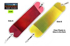 NEW - SUPERTACKLE -  11" PADDY WACKER - RED GOLD GLOW Salmon trolling flasher.