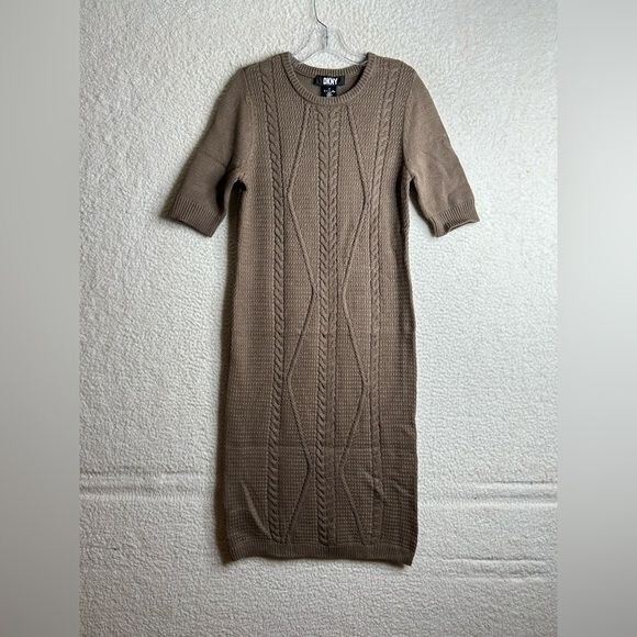 knit dress jumper Greya Cable Knit Sweater Dress
