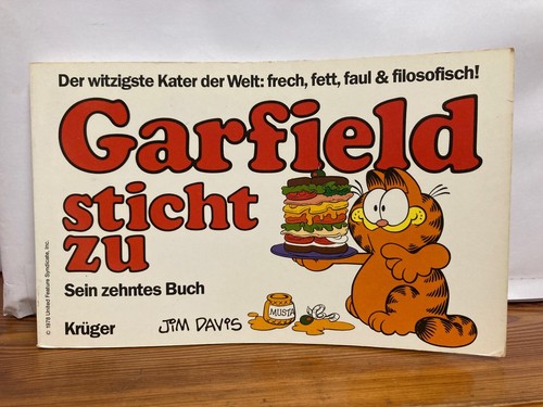 Garfield sticht zu sein zehntes Buch Jim Davis