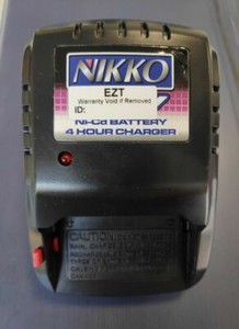 nikko 9.6 volt battery charger