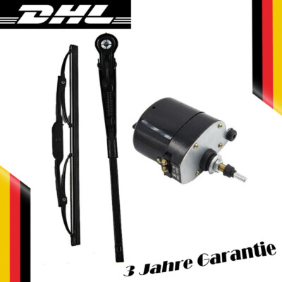 12V Universal Scheibenwischer Motor mit Arm und Klinge für Willys Jeep Traktor
