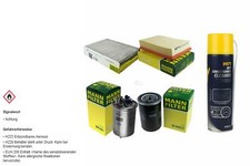 MANN FILTER Paket MANNOL Klimareiniger für VW Polo Classic 6KV2 90 1.9 TDI