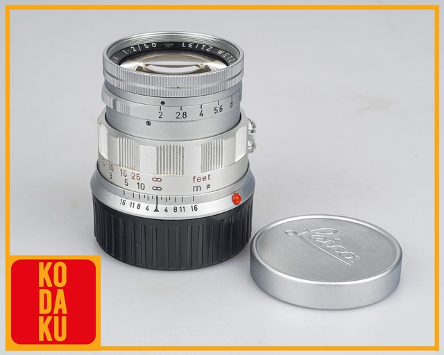 Leica Leitz Summicron 50mm 5cm F2 Lens chrome M Rigid V2 | TESTED - READ Leica Leitz Summicron 50mm 5cm F2 Lens chrome M Rigid V2 | TESTED - READ
