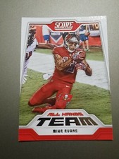 MIKE EVANS TAMPA BAY BUCCANEERS 2018 SCORE FOOTBALL CARD - ALL HANDS TEAM #9