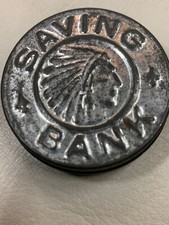 Indian Head Bank In Collectible Promotional Piggy Banks for sale