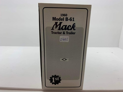 1st Gear Mack '60 Model B-61 Tractor & Trailer- Eagle Snacks #4 19-1394 4 - Picture 11 of 11