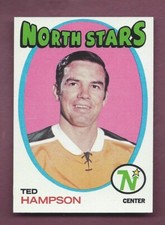 RAZOR SHARP PACK FRESH 1971-72 TOPPS HOCKEY #101 TED HAMPSON .99 SHIP V148