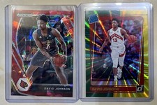 2021-22 Panini Donruss #243 David Johnson Rated Rookie Holo Green Yellow Laser