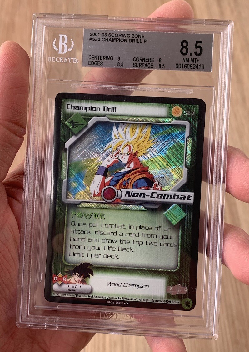 BGS 8.5 Champion Drill SZ3 Trophy World Champion Promo Dragon Ball