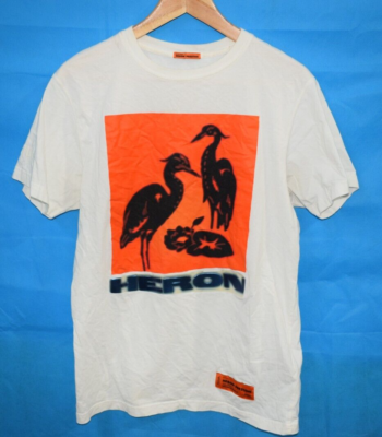 Heron Preston T Shirt Polo Size S RARE DESIGN | eBay