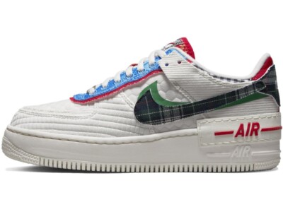 Size 8.5 - Nike Women's Air Force 1 Shadow 'Multi-Material' Shoes DZ5193-100