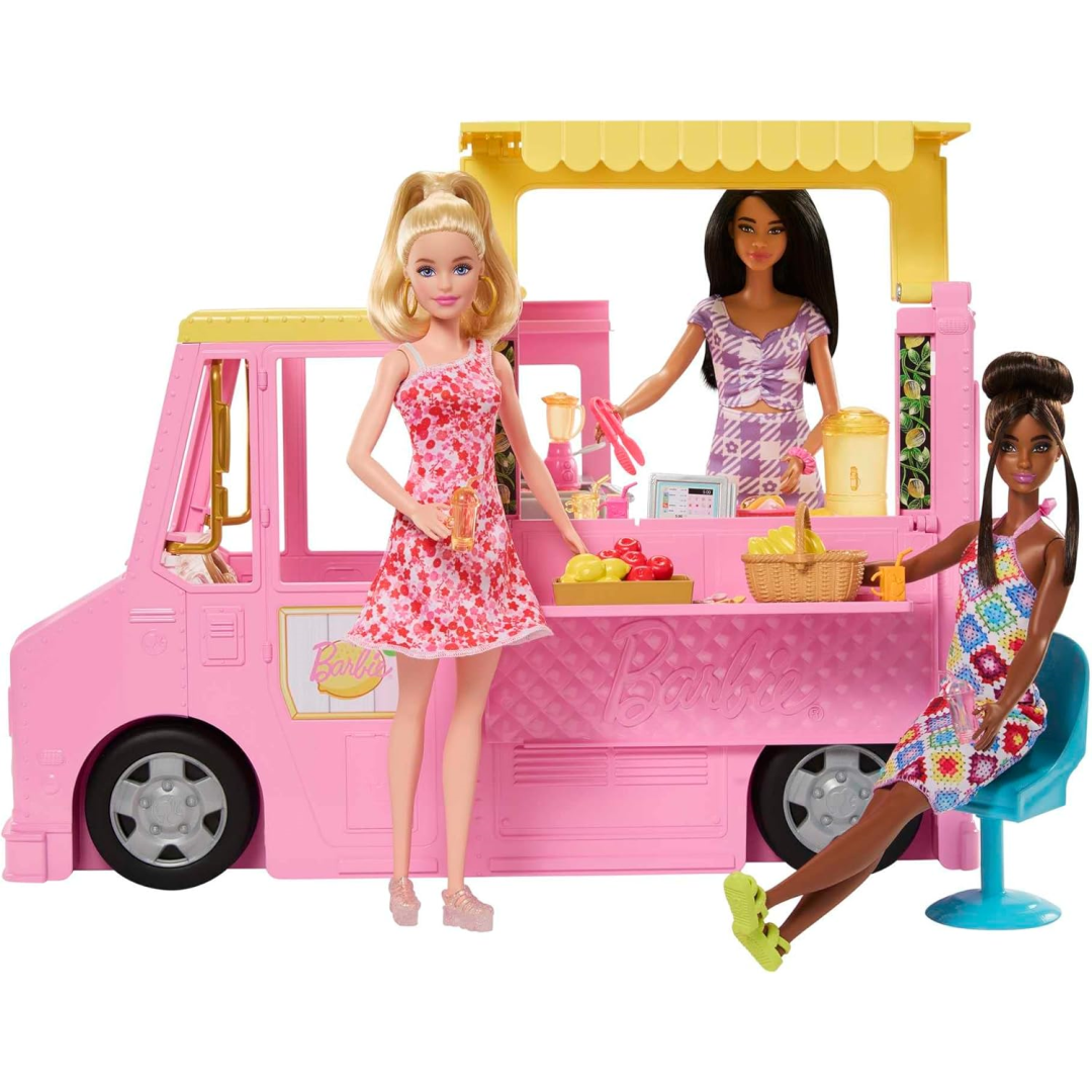 Barbie Lemonade Truck Playset including Accessories New Kids Toy