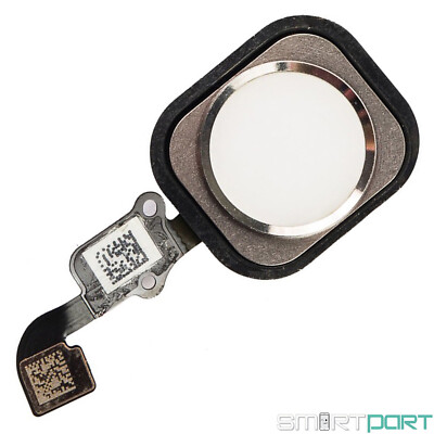FÜR iPHONE 6 HOMEBUTTON TASTE KABEL WEIß SILBER MENÜ ZURÜCK FLEX PLUS DICHTUNG
