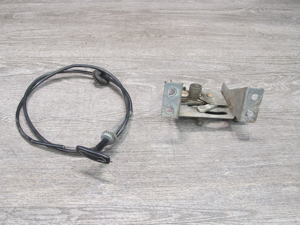 75-82 TRIUMPH TR7 CAPÓ DELANTERO MANGO LIBERACIÓN ABIERTA CABLE MECANISMO CONJUNTO OEM Foto 4 de 4