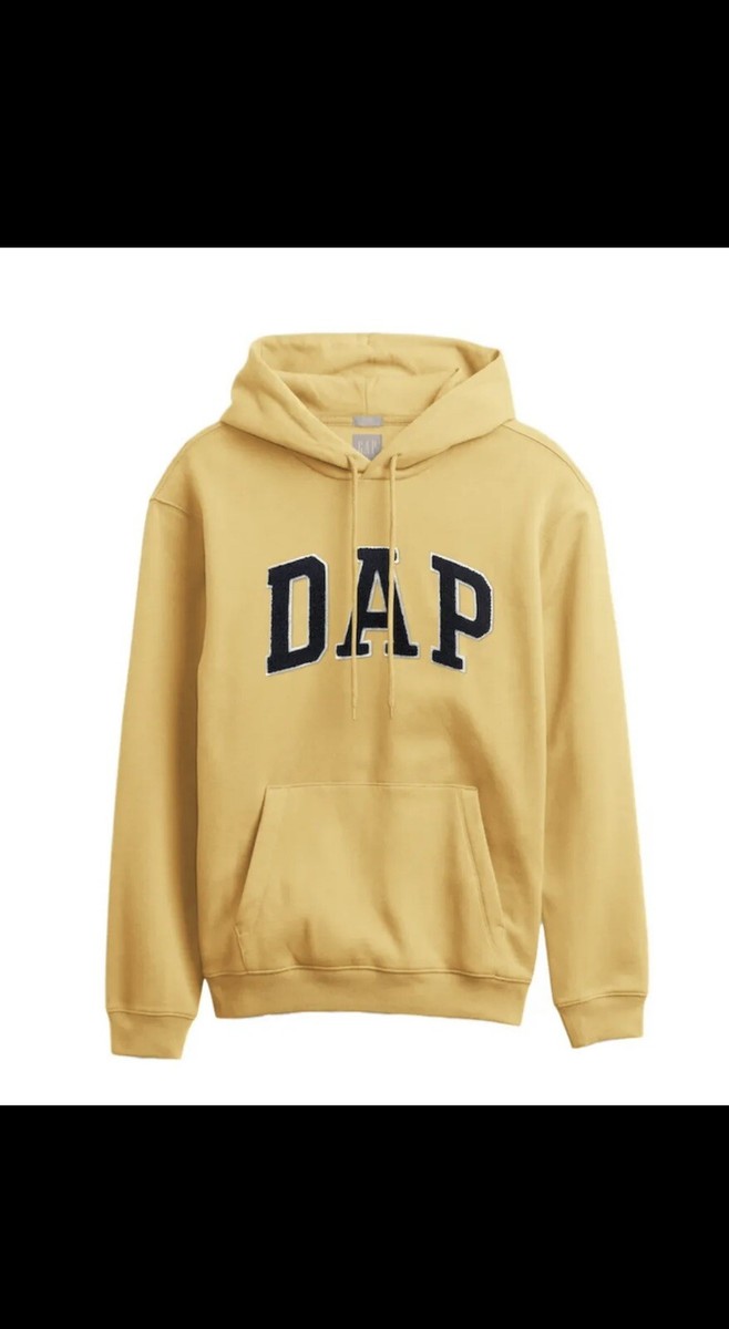 Limited Edition GAP DAP Hoodie Dapper Dan Golden Yellow S Small | eBay 