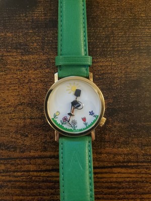 Silver Akteo Watch with Floral Dial Akteo watch - Gem main image 2