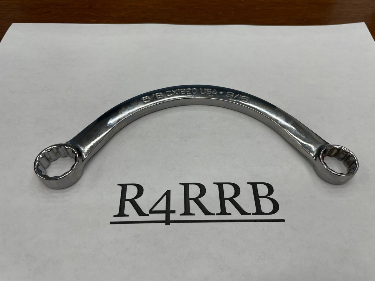 wilson - ほくそん Snap On 9/16 x 5/8 Half Moon Obstruction SAE Box Wrench