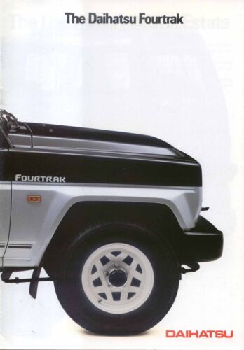 Daihatsu Fourtrak Estate & Sport 4x4 circa 1986 original UK Brochure - Picture 1 of 1