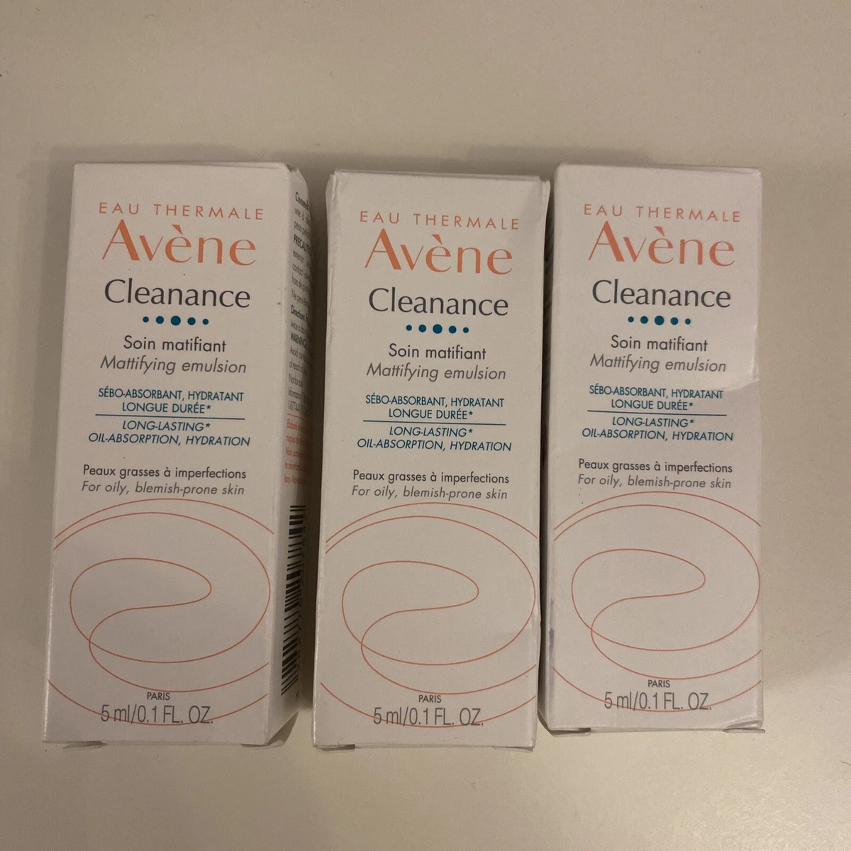 3 X 5ml EAU THERMALE Avène Cleanance Mattifying Emulsion 5ml | eBay