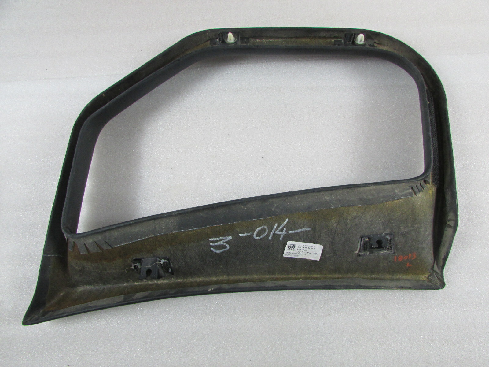 Mclaren 720S, LH, Left Door Head Liner, Used, P/N 14NA619CP