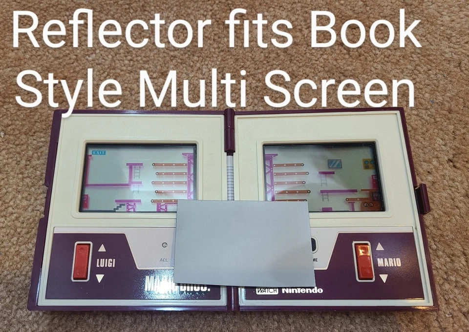 GAME and WATCH Silver Reflector Part Like Original Nintendo Best Widescreen Film - Image 4 of 4