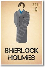 Sherlock Holmes - I Don't Have Friends - NEW Humorous Character Poster