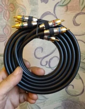 6ft Premium Component Video RCA Cable 3 RCA Male 24K Gold Connectors 10R4-03106