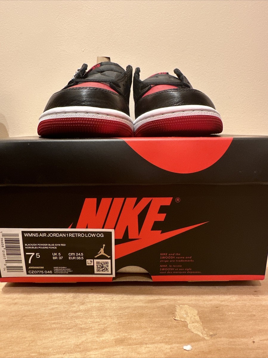 Nike Women's Air Jordan Low OG Shoes UNC to CHI Red Blue Black CZ0775-046