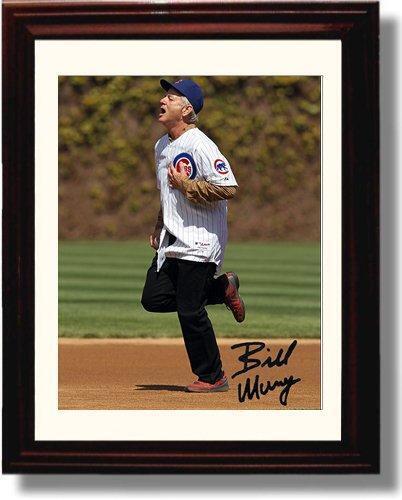 16x20 Framed Bill Murray Autograph Promo Print - Running the Bases - Picture 1 of 2