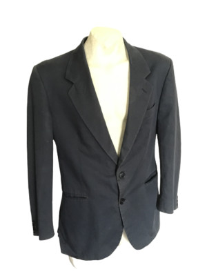 CACHAREL VINTAGE Herren Jacke Elegant Business Büro Jacke Blau Size 52