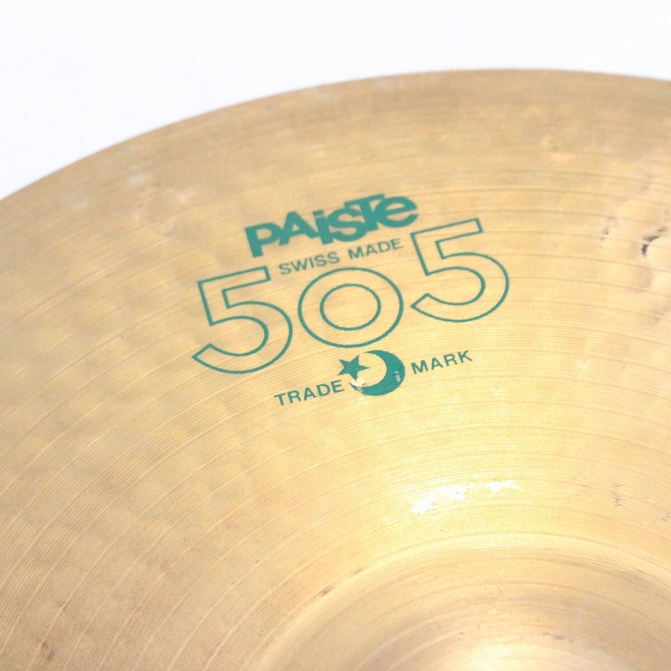 PAISTE 505 Crash 15inch 878g Paiste Crash Cymbal eBay