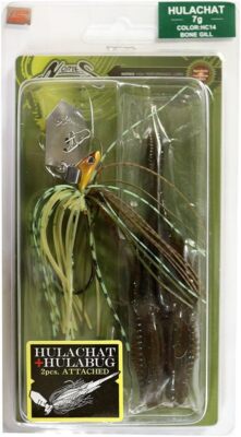 11686) Nories HULACHAT 7g + HULABUG HC14 Bone Blue Gill