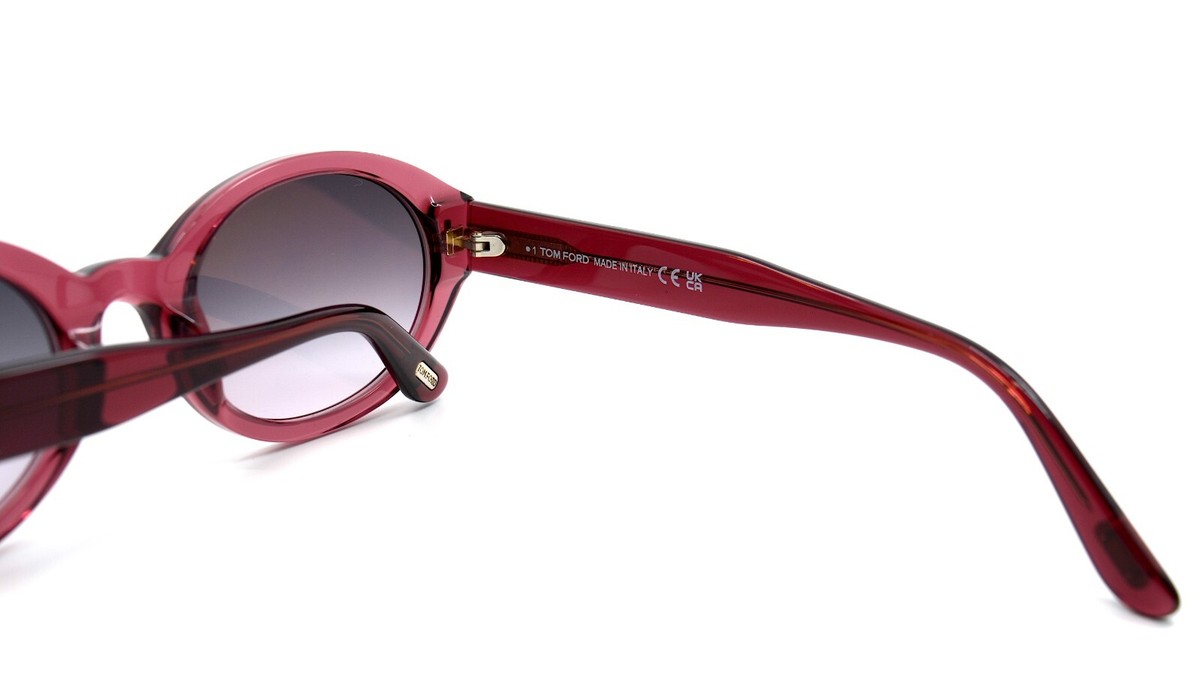 TOM FORD GENEVIEVE TF916/S 81B SHINY VIOLET SMOKE GRADIENT 