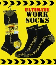 Men's Ultimate Heavy Duty Fully Terry Cushioned Crew Work Socks by Erbro