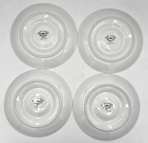Block Bidasoa Spain Flamenco Cup Saucer Coffee Tea Black Red Set of 4 - Picture 5 of 11