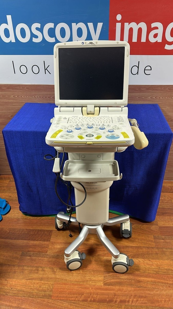 Hitachi Aloka Noblus Ultrasound ready for endoscopy and ultrasound